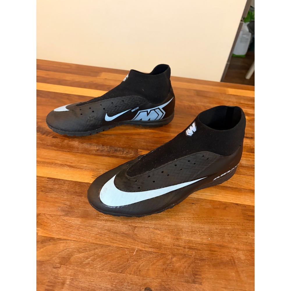 Nike Zoom Mercurial Superfly 9 Academy TF Black Blue Soccer Shoes FQ8331-001 9